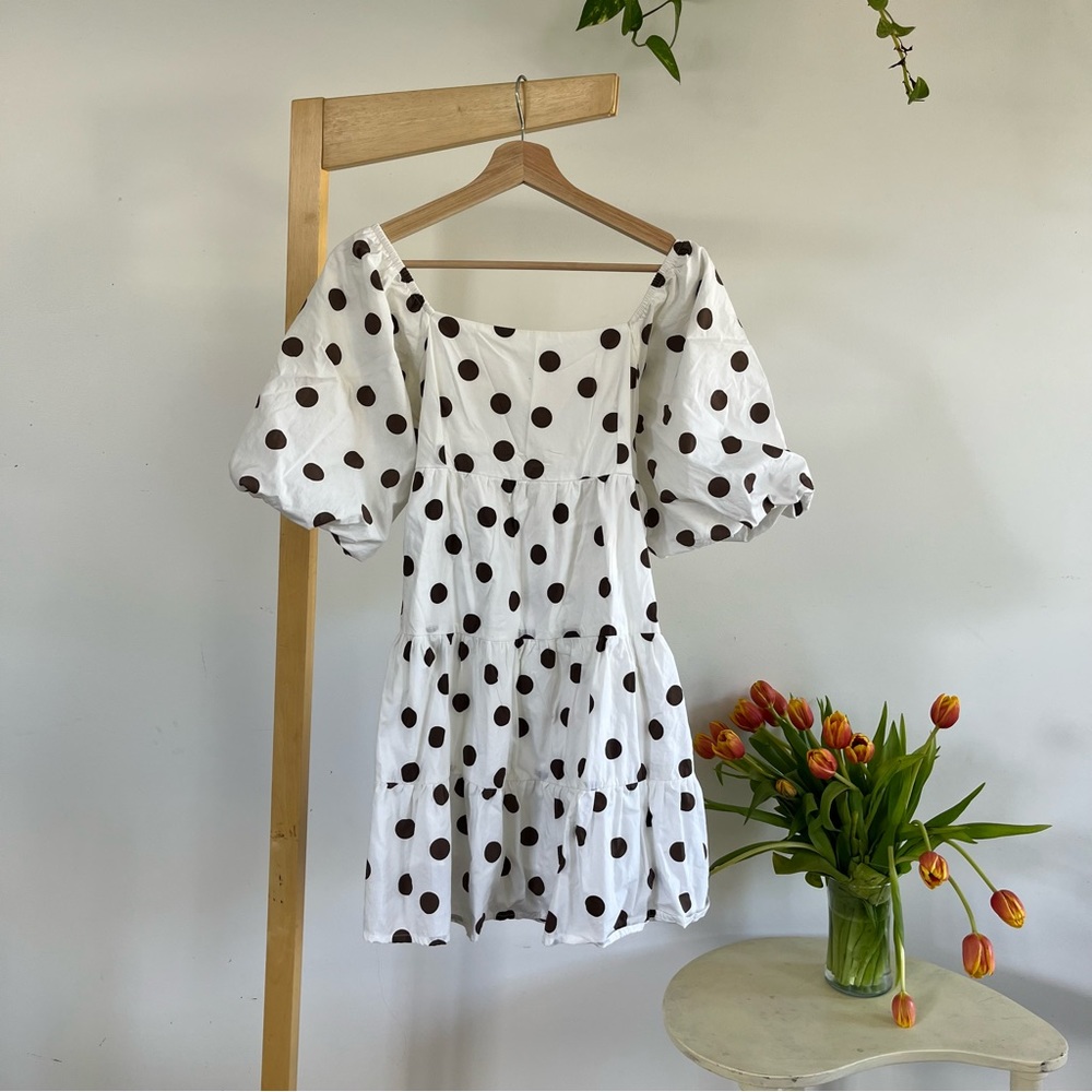 Faithfull the Brand Polka Dot Mini Dress